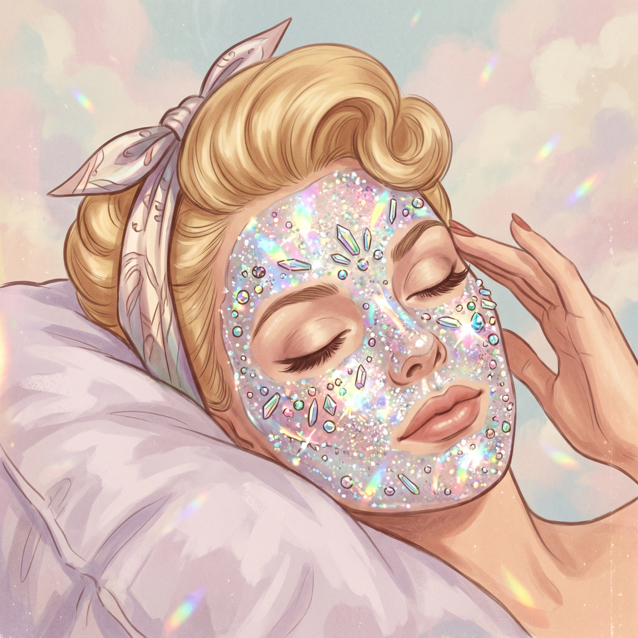 Crystal Veil Glow Mask